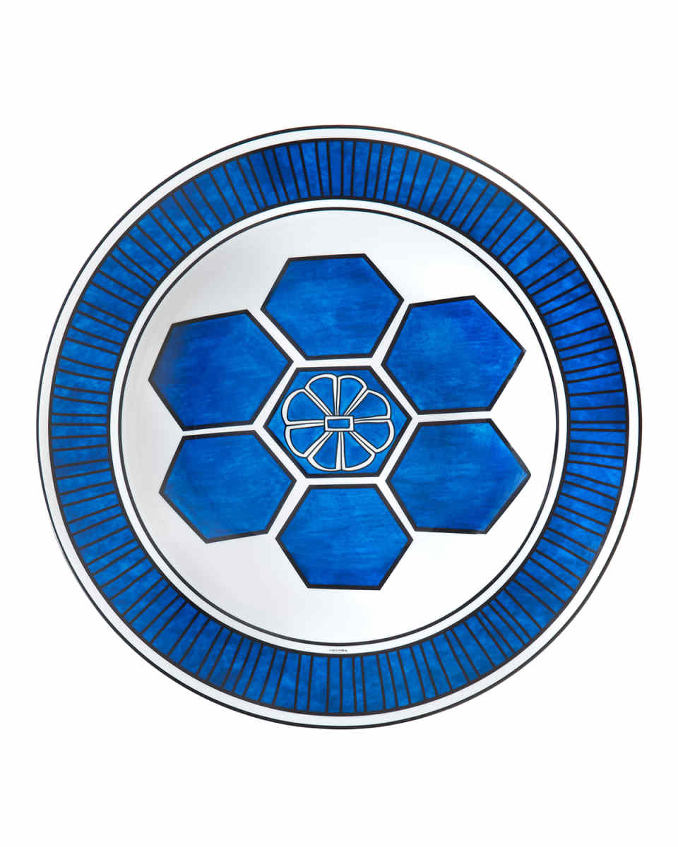 Bleus D'Ailleurs Deep Round Platter